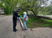 В Дружковке спасатели раздали горожанам тематические листовки