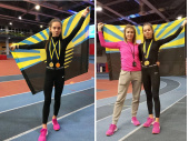 Дружковчанка Дарья Дубенец завоевала медали чемпионата Украины по легкой атлетике