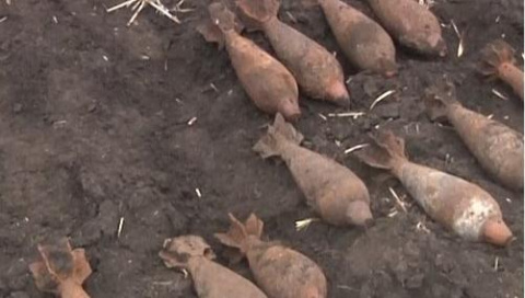 В Донецкой области нашли двести боеприпасов времен Второй мировой войны