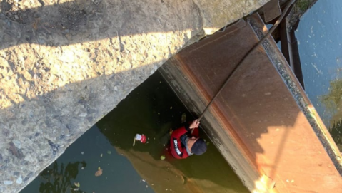 Мужчина упал в технический водоем на Донетчине: понадобилась помощь спасателей
