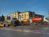 На главной улице города — ремонт (фото)