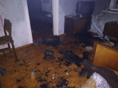 В Дружковке горел дом, пострадавший в крайне тяжелом состоянии
