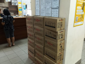Дружківська ВА продовжує надавати продуктові набори евакуйованим мешканцям 