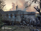 Вогнеборці ліквідували наслідки обстрілу Дружківки