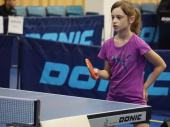 Юная дружковчанка стала бронзовым призером чемпионата Украины по настольному теннису