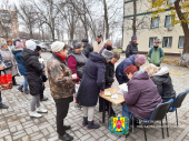 У Дружківці продовжується видача гуманітарної допомоги