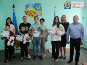 Начальник військової адміністрації Дружківки привітав дітей загиблих героїв з Днем захисту дітей