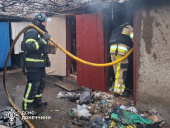 У Дружківці під час пожежі в приватному домоволодінні постраждала жінка