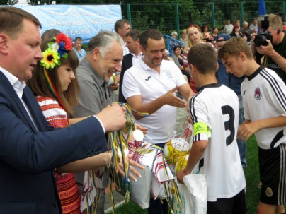 Павел Жебривский привел в пример детскую футбольную команду «Альтаир» из Дружковки