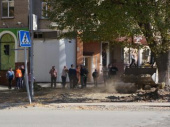 В Дружковке возобновилась реконструкция площади Соборной (фото)