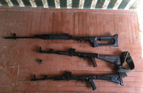 Сотрудники СБУ в квартире в Дружковке нашли тайник с оружием и боеприпасами