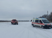 Водителю «скорой» понадобилась помощь спасателей из-за непогоды в Донецкой области