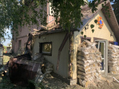 Обстріл Дружківки: постраждала будівля пожежної частини