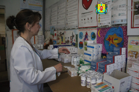Дружківка отримала гуманітарну допомогу у вигляді лікарських засобів