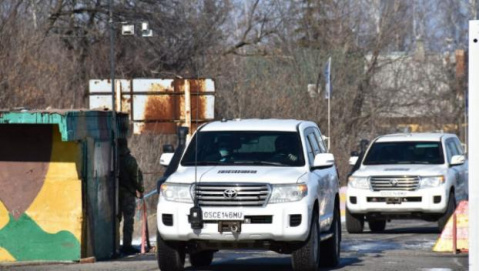 На КПВВ у Еленовки боевики не пропустили патруль ОБСЕ