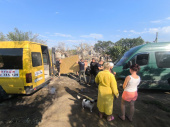 "Янголи спасіння" передали допомогу постраждалим у Дружківській громаді