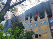 У Дружківці після атаки російських дронів спалахнули пожежі у трьох багатоповерхівках