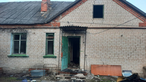 Пожар в Дружковке: горел частный дом Пожар в Дружковке: горел частный дом