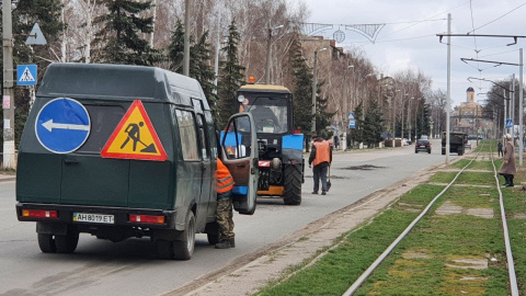 В Дружковке начали ремонтировать дороги