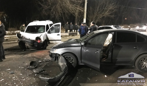 Пьяный водитель устроил ДТП в Славянске — видео