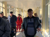 Сегодня УСЗН Дружковки выдавало гуманитарную помощь 