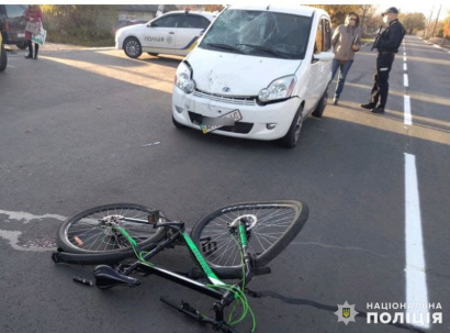 Пожилая женщина сбила 15-летнего подростка на велосипеде