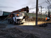 Авария под Днепром: Перевернулись восемь вагонов (фото)
