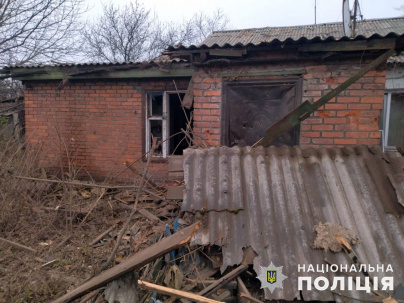 На Донеччині за добу окупанти зруйнували шість приватних будинків