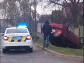 В полиции сообщили подробности ДТП в Дружковке с переворачиванием автомобиля