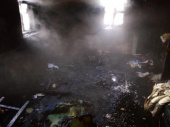 В Дружковке горел частный дом
