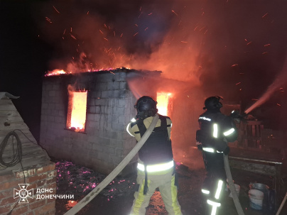 У Дружківці ліквідували пожежу господарчої споруди